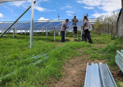 Parc fotovoltaic montaj la sol Valcea 400 kWp